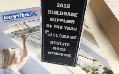 Keylite Win Buildbase Supplier of the Year for Record 2nd Year Running