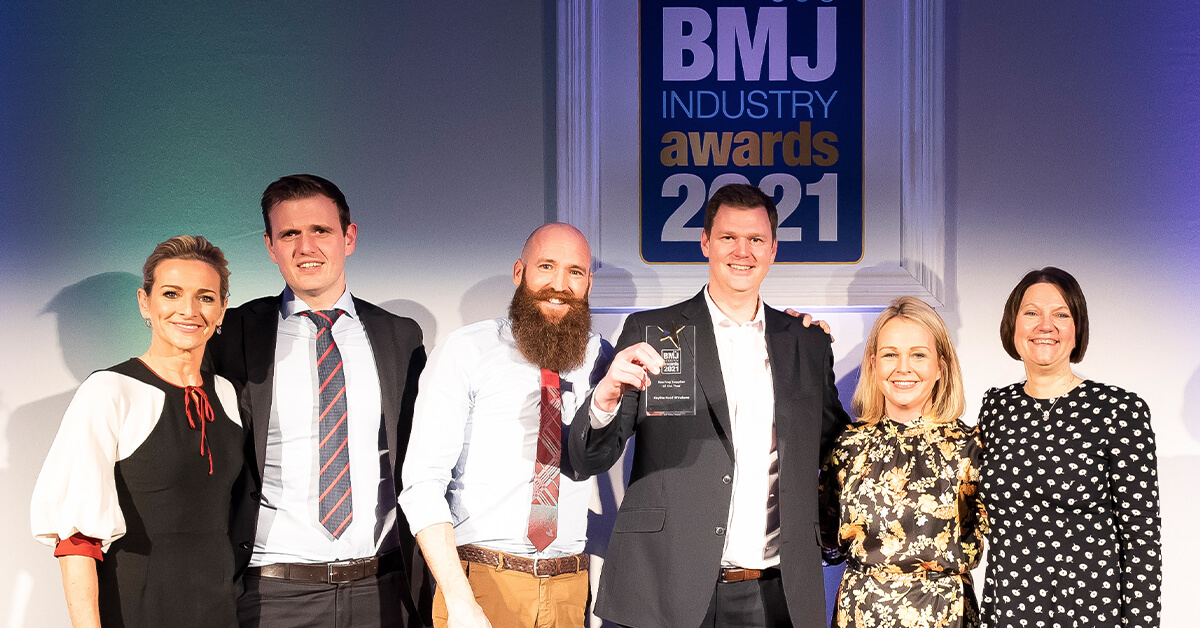 Keylite Wins Roofing Supplier of the Year for the 4th year running at the BMJ Industry Awards